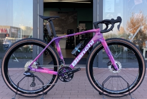 Bianchi Impulso RC Reparto Corse Gravel ... Shimano GRX825 Di2 ... OFFICINA BIANCHI - MIAMI DRIP